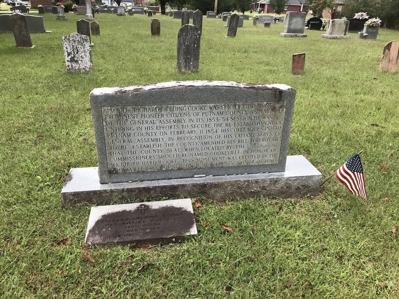 Major Richard Fielding Cooke Marker image. Click for full size.