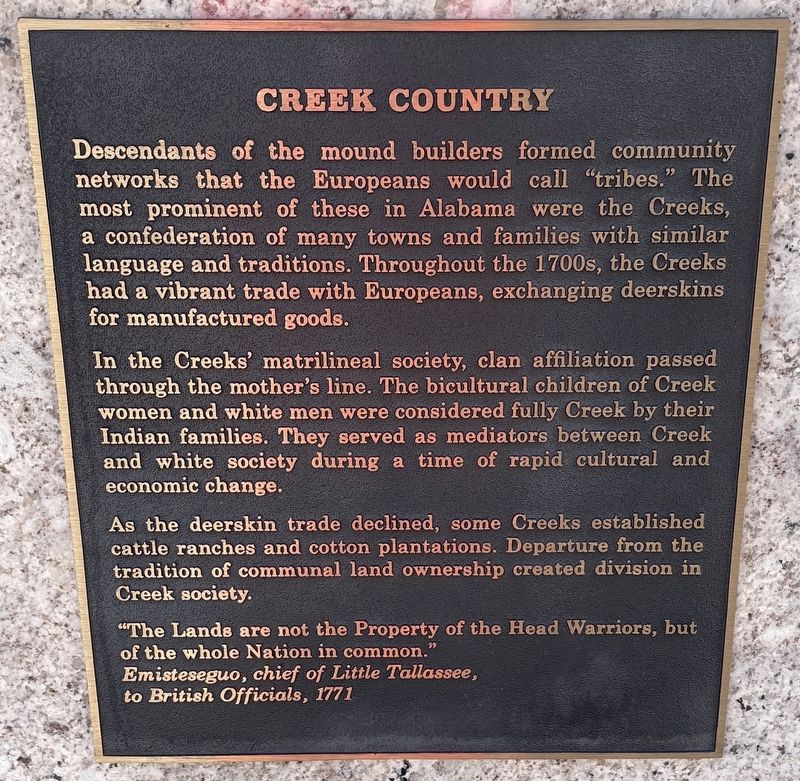 Creek Country Marker image. Click for full size.