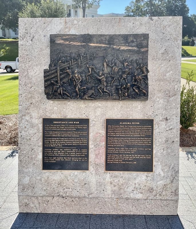 Resistance and War / Alabama Fever Marker image. Click for full size.
