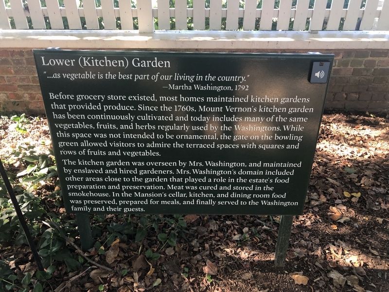 Lower (Kitchen) Garden Marker image. Click for full size.