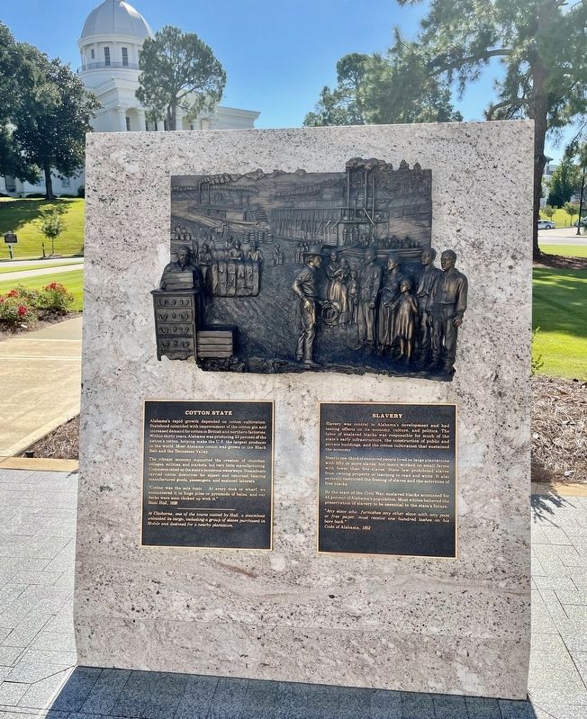 Cotton State / Slavery Marker image. Click for full size.