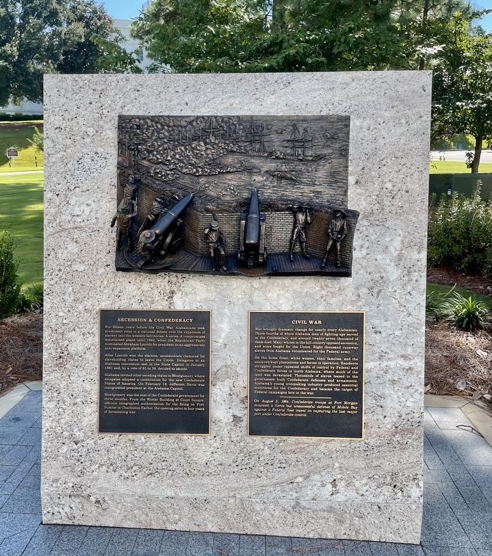 Secession & Confederacy / Civil War Marker. Click for full size. Secession & Confederacy / Civil War Marker image. Click for full size.