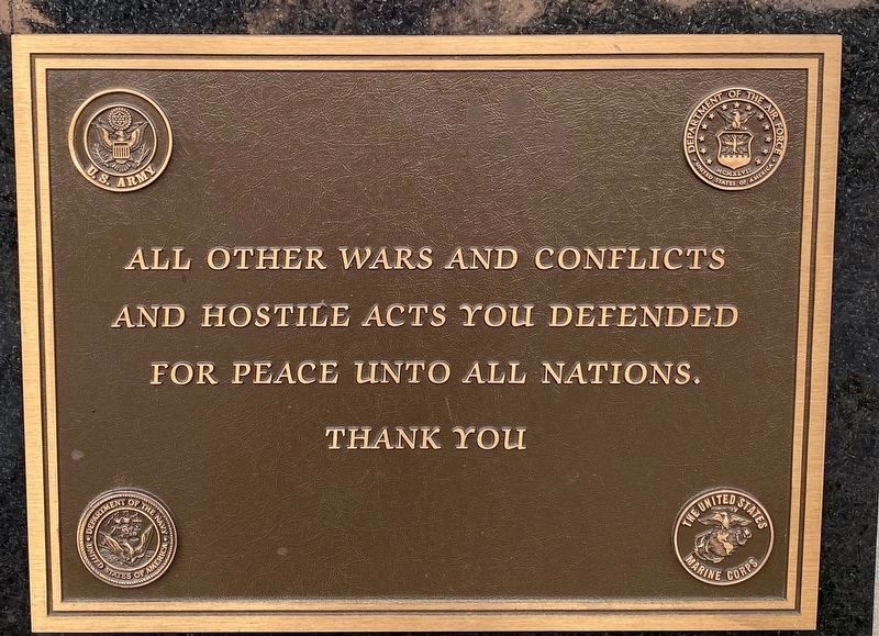 Burton Veterans Memorial image. Click for full size.
