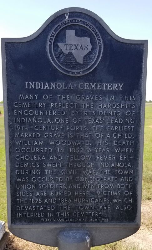 Indianola Cemetery Marker image. Click for full size.