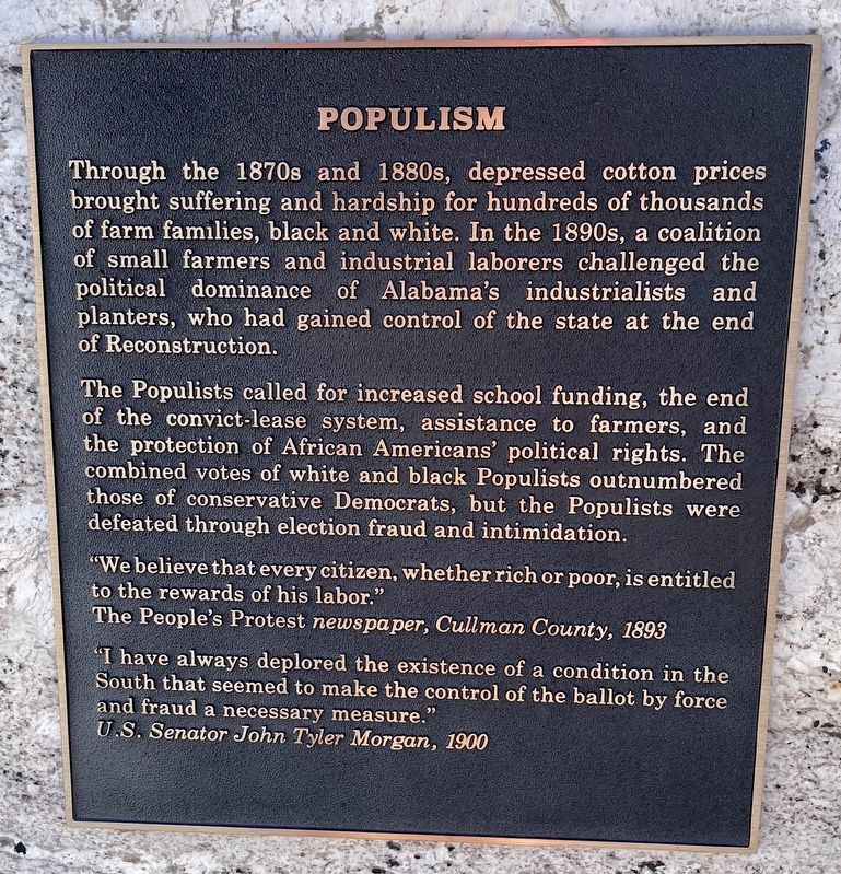 Populism Marker image. Click for full size.