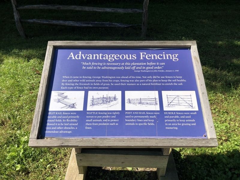 Advantageous Fencing Marker image. Click for full size.