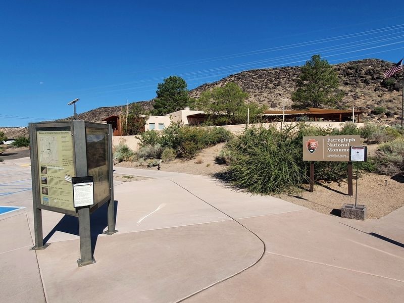 One of the Largest Petroglyph Sites Marker image. Click for full size.