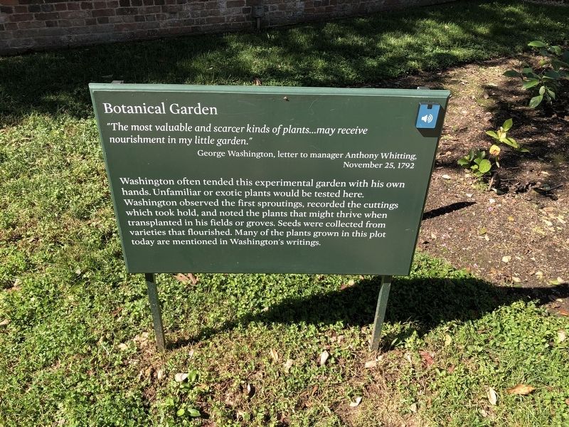 Botanical Garden Marker image. Click for full size.