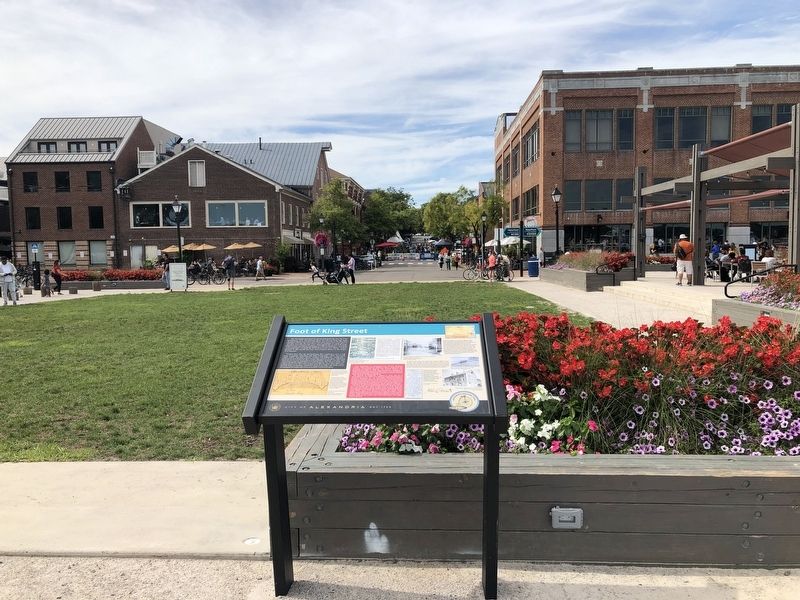 Foot of King Street Marker image. Click for full size.