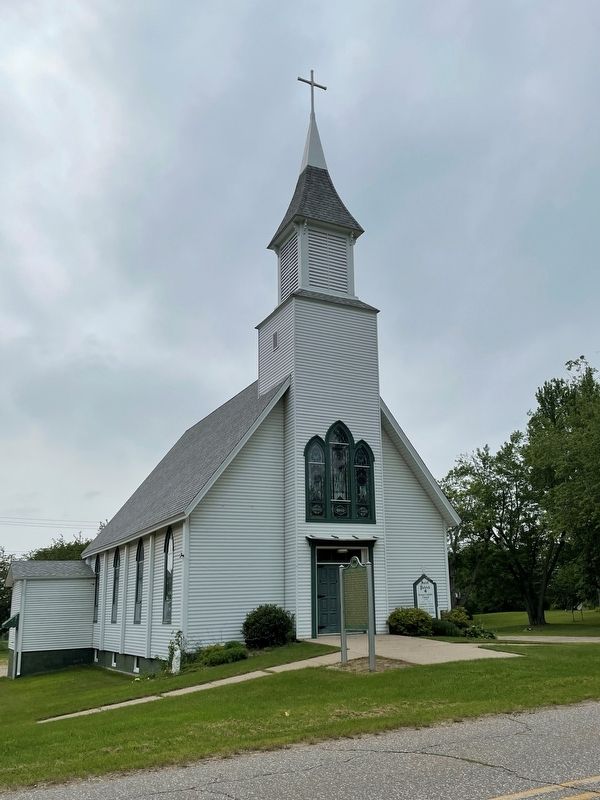 St. Patrick's Church and Historical Marker image. Click for full size.