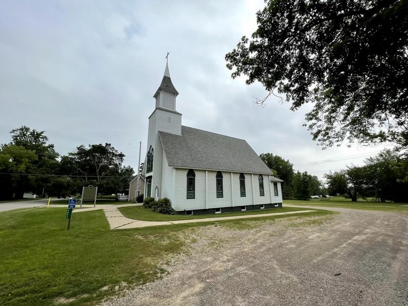St. Patrick's Church and Historical Marker image. Click for full size.