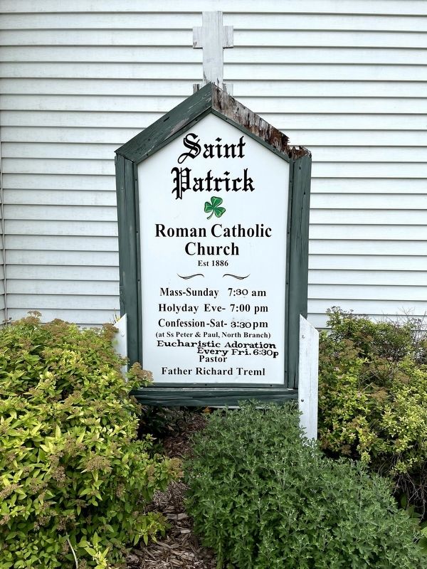 St. Patrick's Church Sign image. Click for full size.