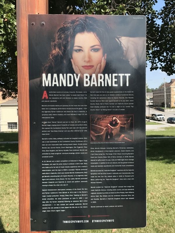 Mandy Barnett Marker image. Click for full size.
