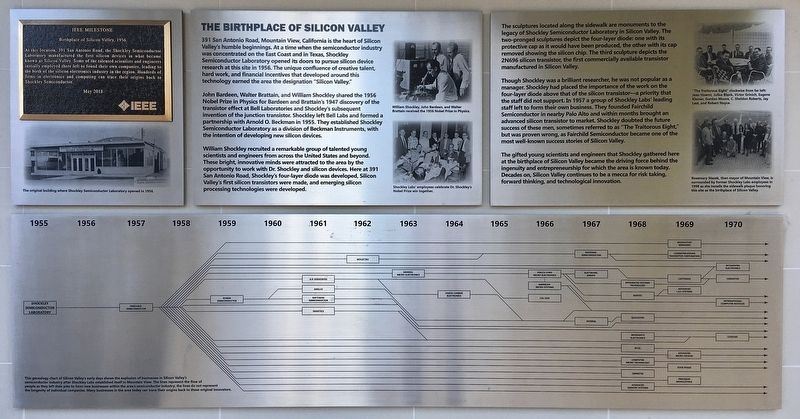 Birthplace of Silicon Valley Marker image. Click for full size.