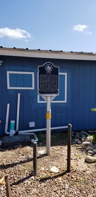 The Ed Bell Marker and Fish Camp image. Click for full size.