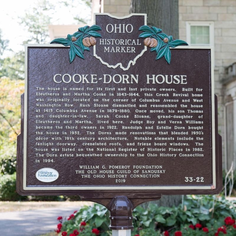 Side One: Cooke-Dorn House image. Click for full size.