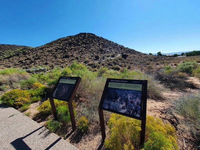 Boca Negra Canyon Marker image. Click for full size.