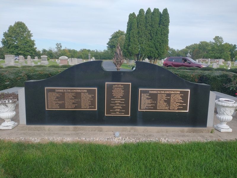 Eternal Flame Of Peace Marker. Click for full size. Eternal Flame Of Peace Marker image. Click for full size.