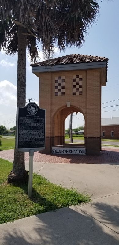 Gregory Schools Marker image. Click for full size.