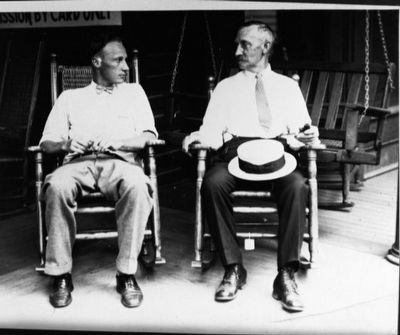 John T. Scopes and his father, Thomas Scopes image. Click for full size.