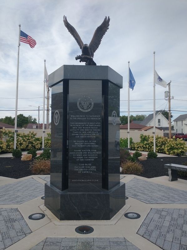 Gas City Veterans Memorial image. Click for full size.