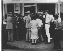 Clarence Darrow checks into Hotel Aqua image. Click for full size.