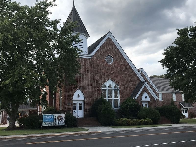 First United Methodist Church Marker image. Click for full size.