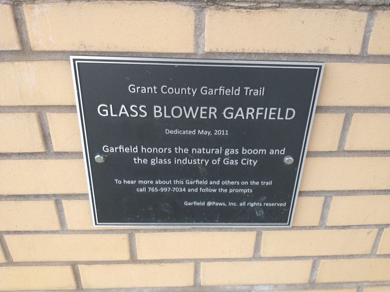 Glass Blower Garfield Marker image. Click for full size.