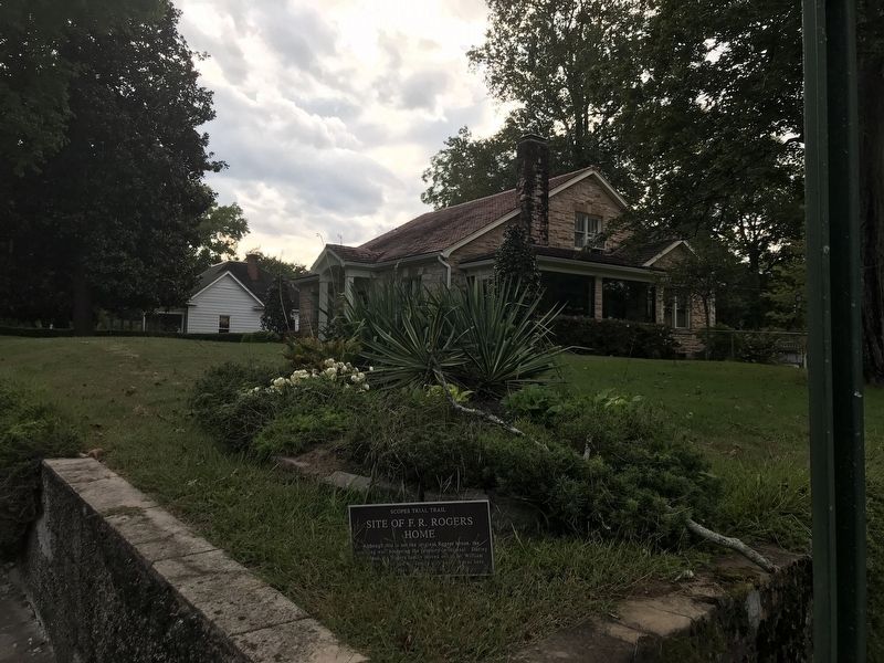Site of F.R. Rogers Home Marker image. Click for full size.