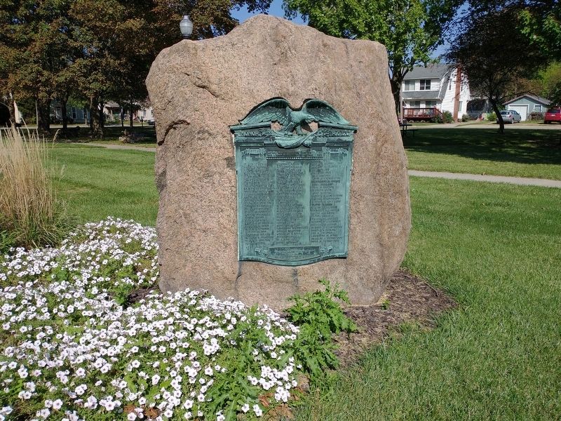 Lenawee County World War Honor Roll Marker image. Click for full size.