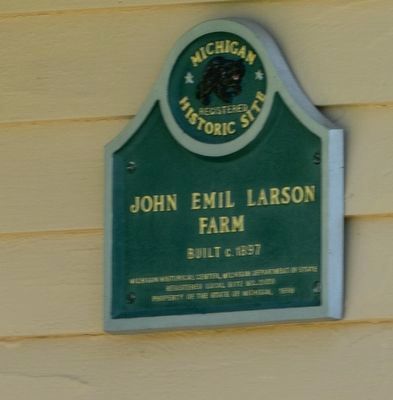 John Emil Larson Farm Marker image. Click for full size.