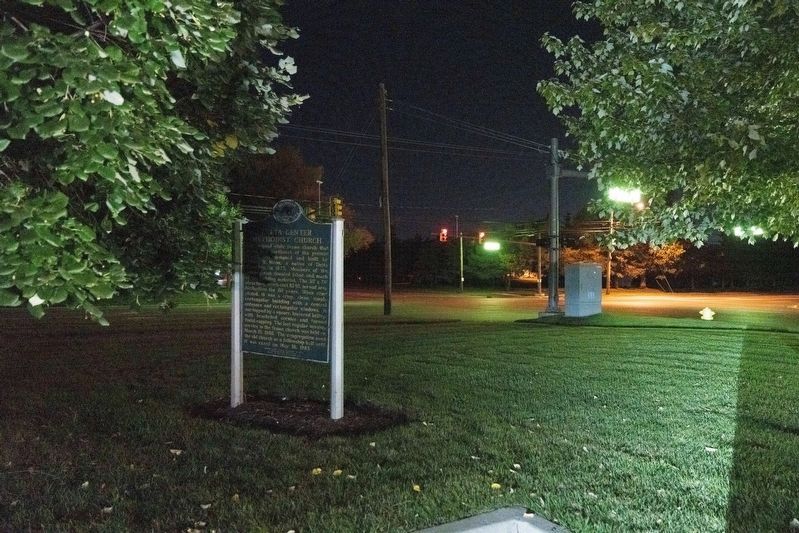 Delta Center Methodist Church Marker. Click for full size. Delta Center Methodist Church Marker image. Click for full size.