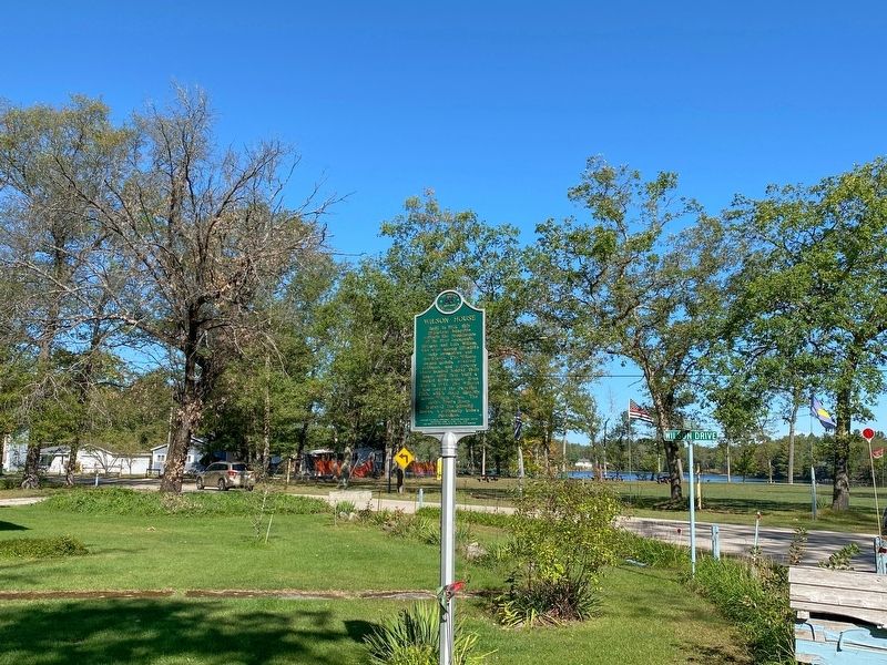 Herman & Lela Wilson / Wilson House Marker. Click for full size. Herman & Lela Wilson / Wilson House Marker image. Click for full size.