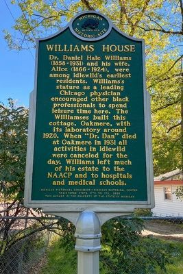 Williams House Marker image. Click for full size.