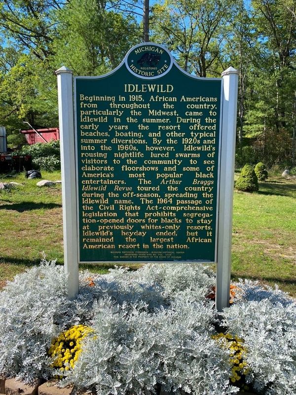 Idlewild Marker. Click for full size. Idlewild Marker image. Click for full size.