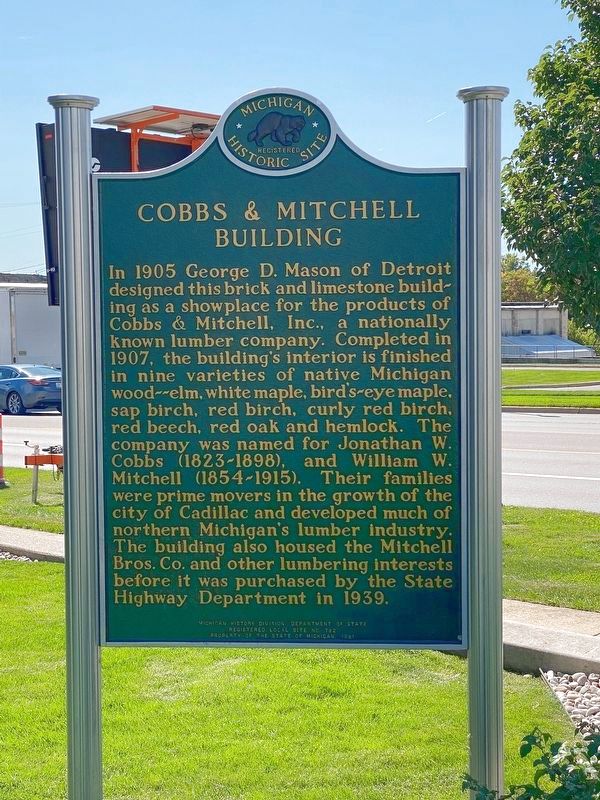 Cobbs and Mitchell Building Marker. Click for full size. Cobbs and Mitchell Building Marker image. Click for full size.