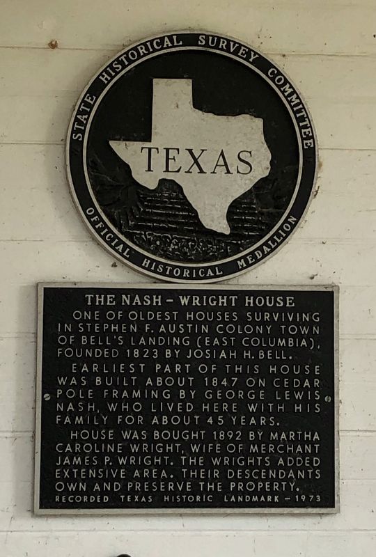 The Nash-Wright House Marker image. Click for full size.