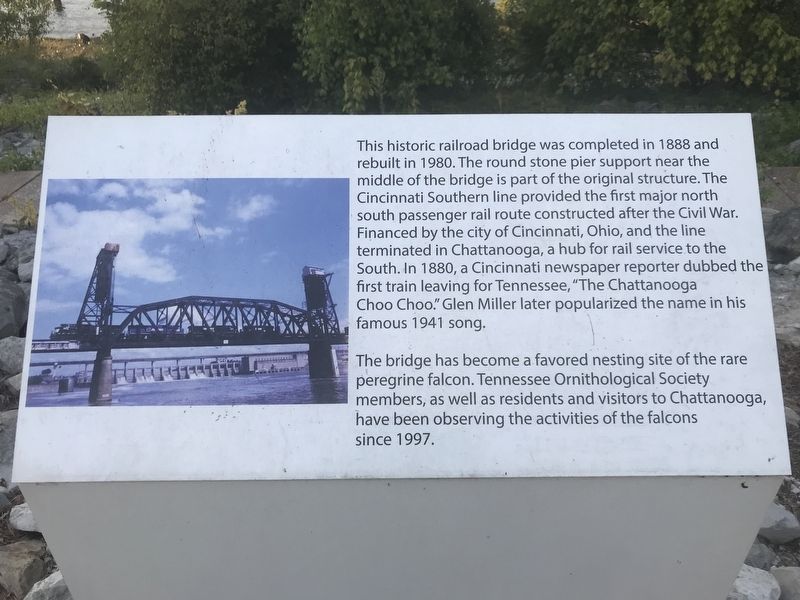 Cincinnati Southern Railway Bridge Marker image. Click for full size.