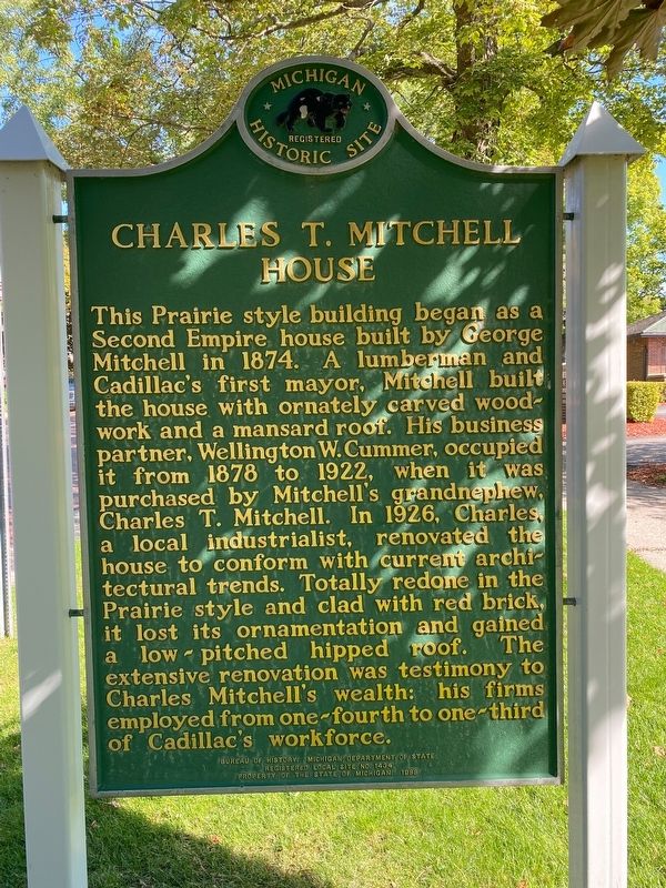 Charles T. Mitchell House Marker image. Click for full size.
