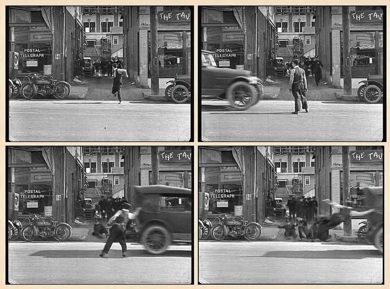 Buster Keaton in "Cops". Click for more information. Buster Keaton in "Cops" image. Click for more information.