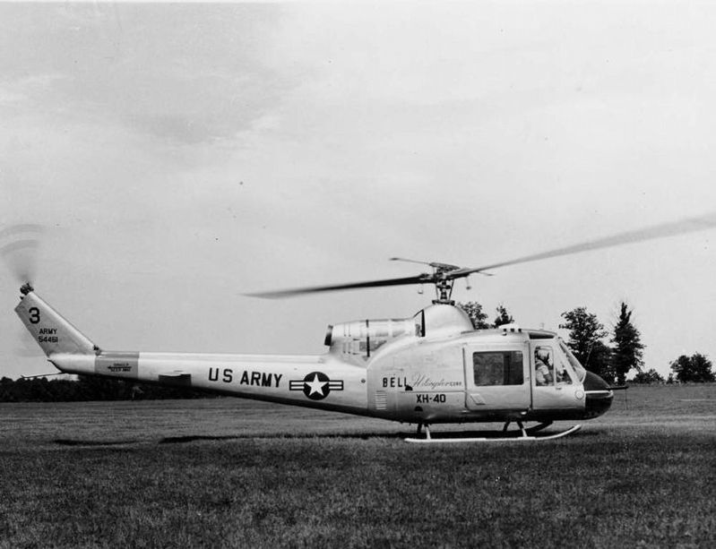 Bell XH-40, a prototype of Bell UH-1 image. Click for full size.