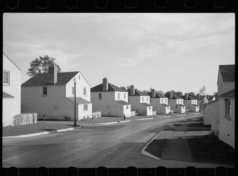 Greendale, Wisconsin in 1939 image. Click for full size.
