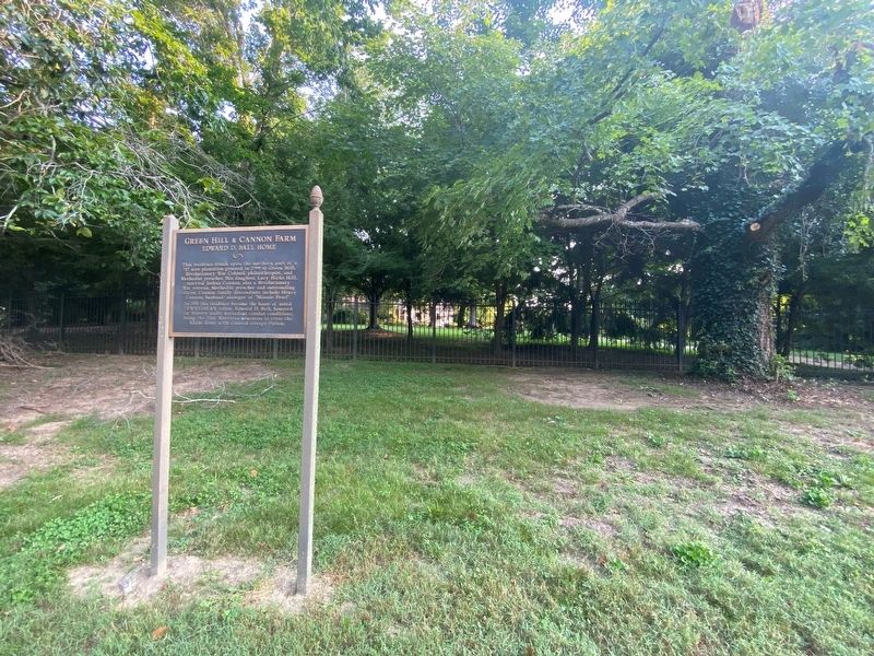 Green Hill & Cannon Farm Marker. Click for full size. Green Hill & Cannon Farm Marker image. Click for full size.