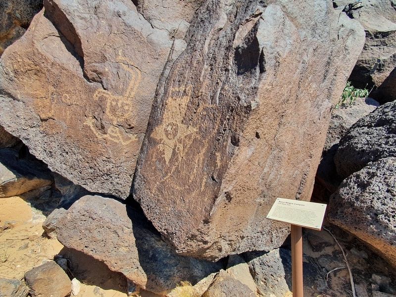 Reasons for Petroglyphs - Cliff Base Trail Marker image. Click for full size.