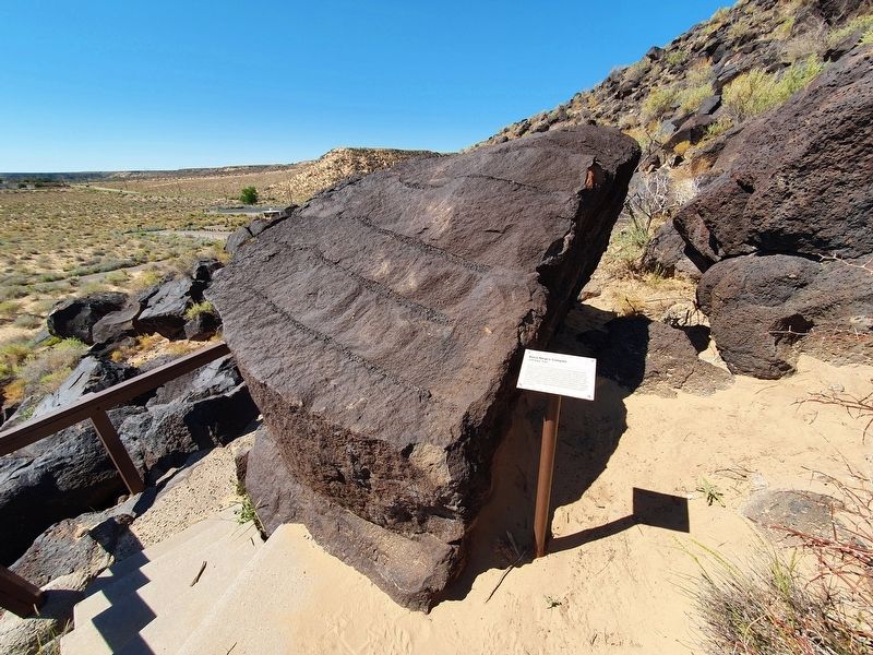 Formation of Basalt - Cliff Base Trail Marker image, Touch for more information