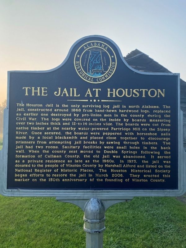 The Jail at Houston Marker image. Click for full size.