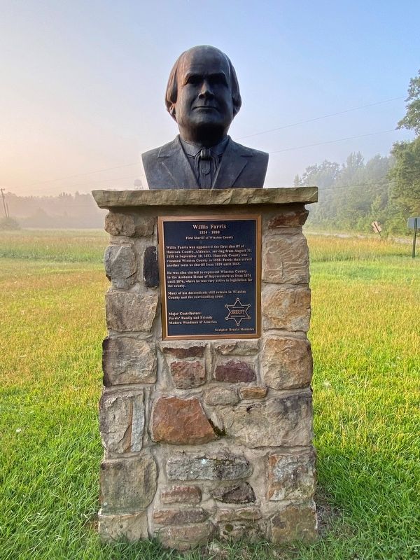 Willis Farris Marker image. Click for full size.