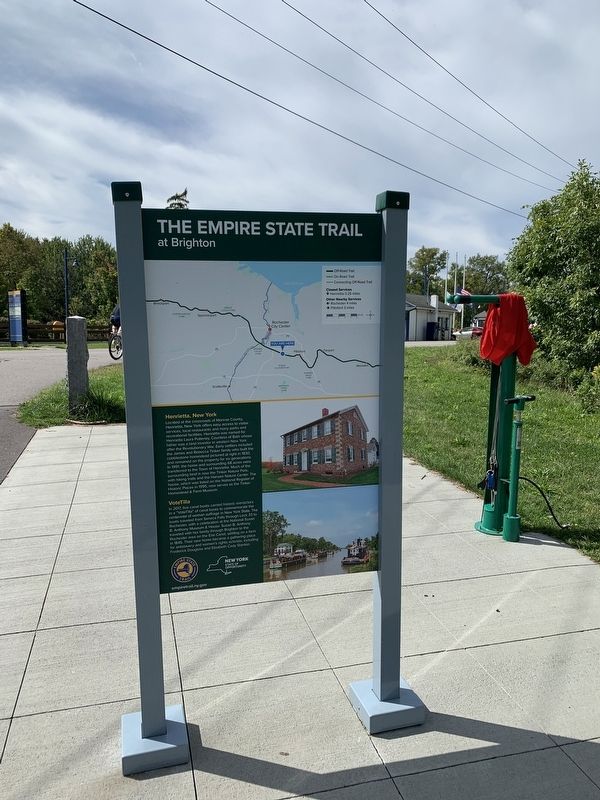 The Empire State Trail Marker. Click for full size. The Empire State Trail Marker image. Click for full size.