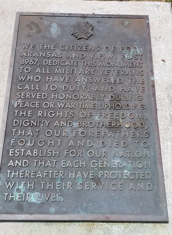 Port Aransas Memorial image. Click for full size.