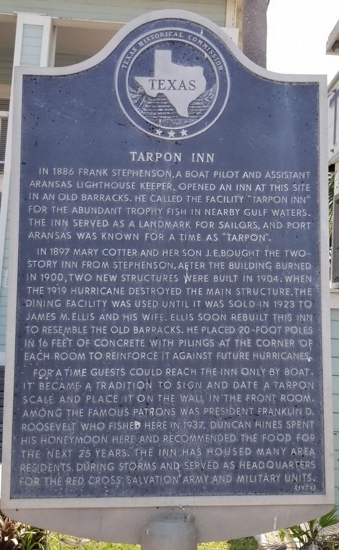 Tarpon Inn Marker image. Click for full size.
